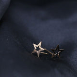 Mumuso- Metallic Gold Star Earrings