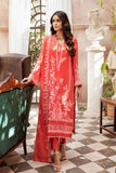 Gul Ahmed - 3PC Unstitched Embroidered Chiffon Suit with Cotton Net Dupatta FE-22030