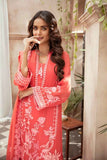 Gul Ahmed - 3PC Unstitched Embroidered Chiffon Suit with Cotton Net Dupatta FE-22030