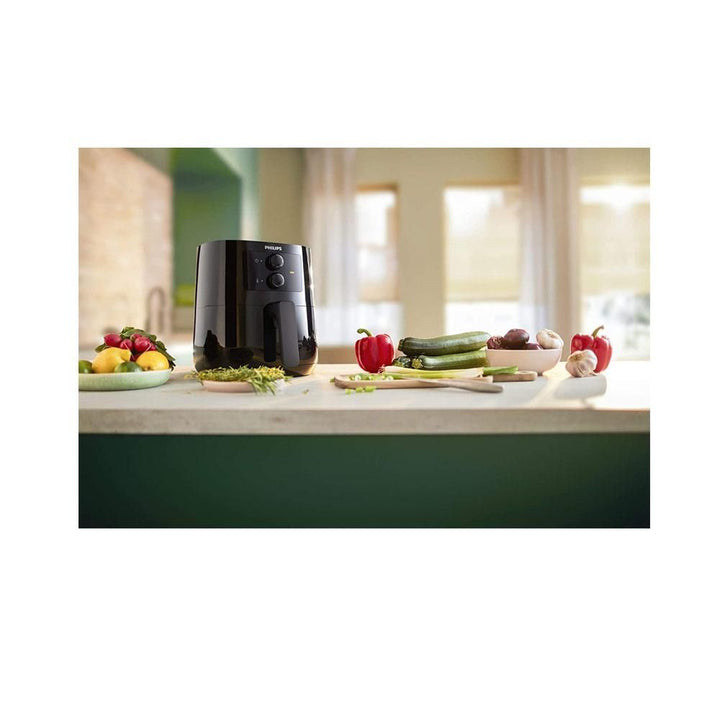 Philips- Essential Air Fryer, Analogue, Black, 50 hz, HD9200/91