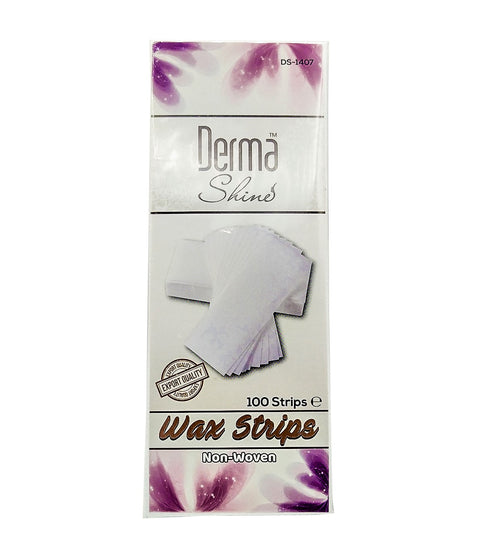 Derma Shine - Wax Strips - Non-Woven - 100 Strips Pack