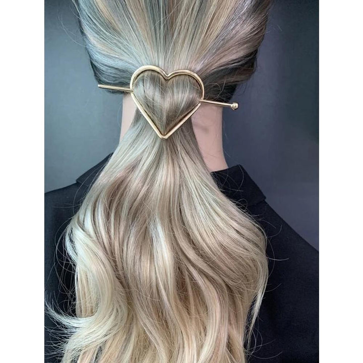 Shein- Heart Decor Hairpin