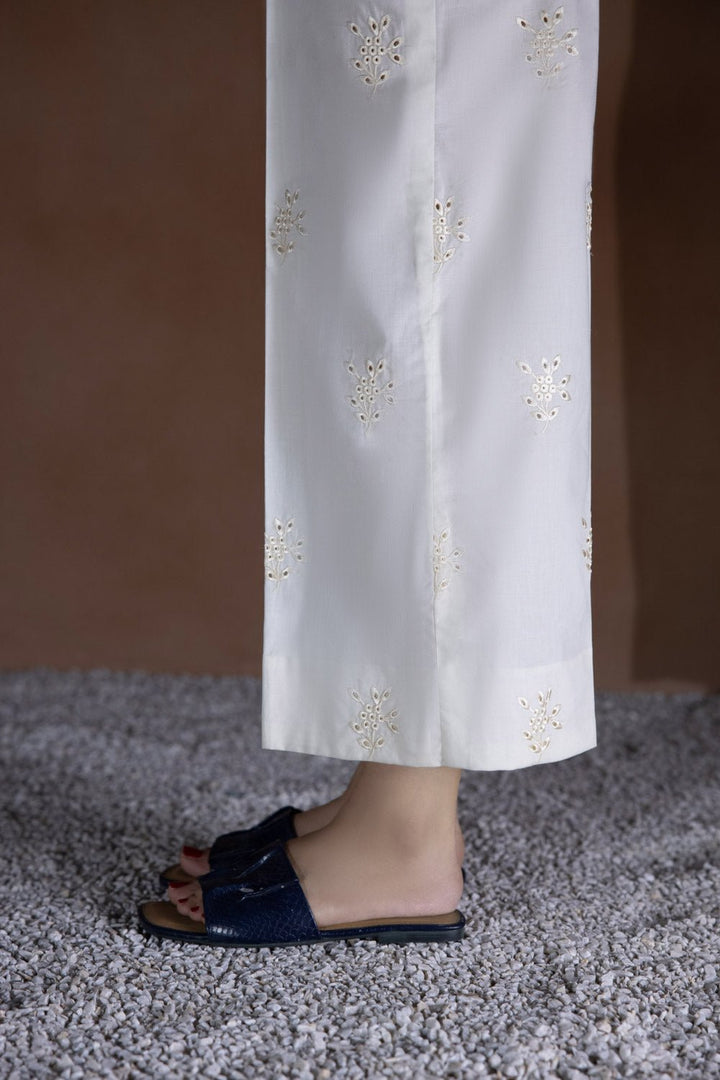 Sapphire- Embroidered Cambric Culottes