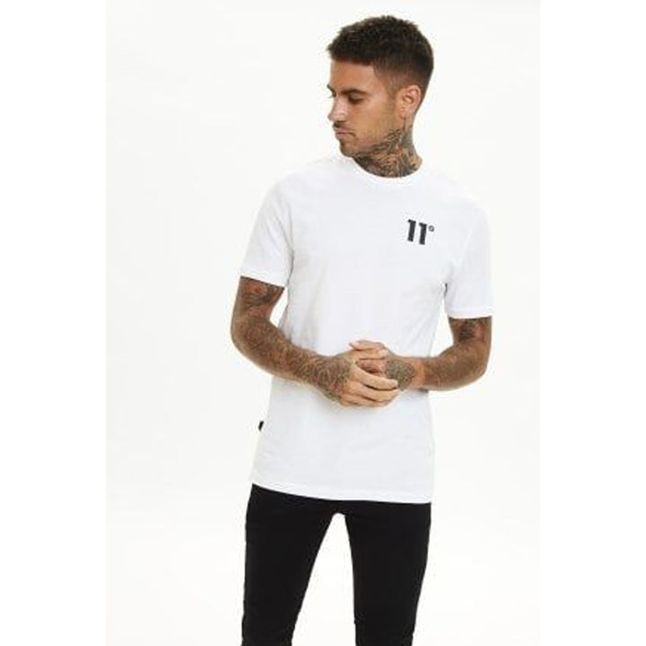 Wf Store- 11 Printed Half Sleeves Tee White