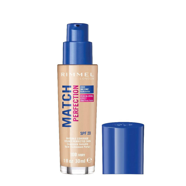 Rimmel- Match Perfection Foundation, Ivory, 30 ml