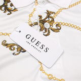 Montivo Guess White Patterned Polo