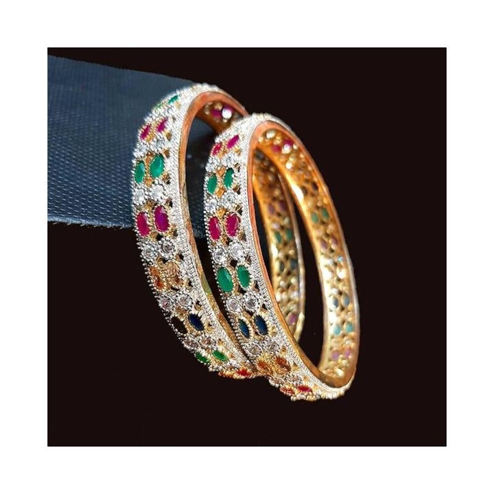 Zardi- Indian Bangles – Pack of 2 – Multi, 66mm