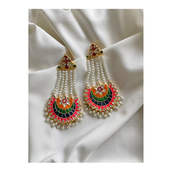 Jewels by Noor- White Flower (Earrings, Teeka and Choker)