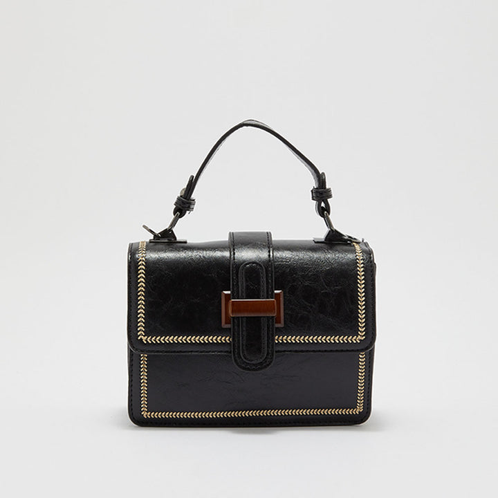 Zaha- Cross Body Bag- Black