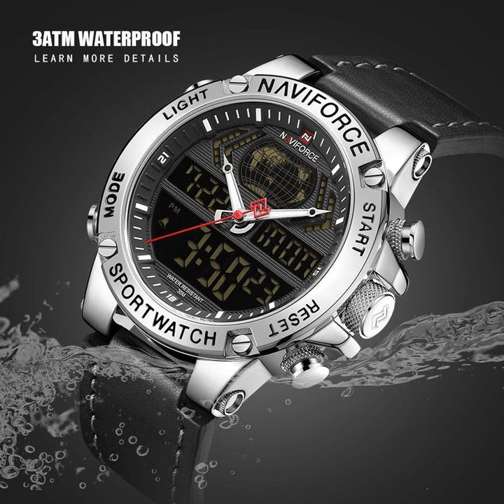 NaviForce- Dual Time Quartz NF9164