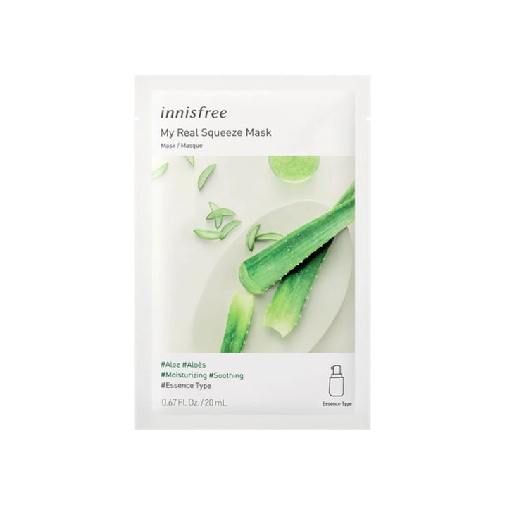 Innisfree- My Real Squeeze Mask - Aloe Vera