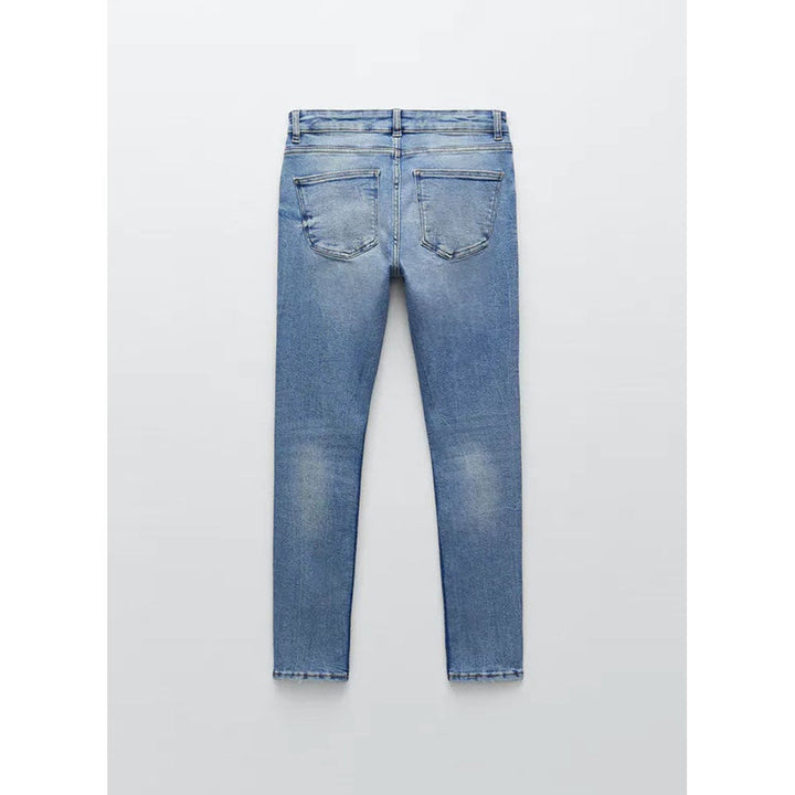 Zara- Zw The '80S Skinny Jeans- Blue