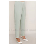 Modanisa- Alia Sea-green - Viscose - Plus Size Pants
