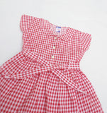 The Original - 1 Piece Check Red and White Kids Frock