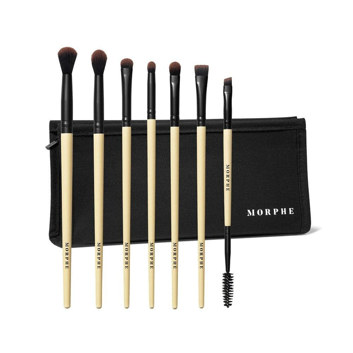 Morphe- Earth To Babe 7-Piece Bamboo Eye Brush Set