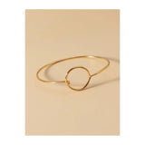 Shein- Hollow Out Round Design Bangle