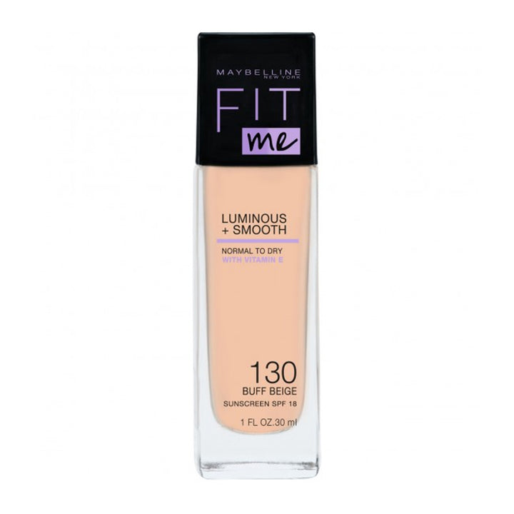 Maybelline New York Fit Me Luminous and Smooth Liquid Foundation 130 Buff Beige