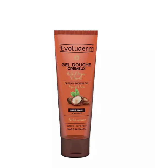 Evoluderm- Creamy Shower Gel Argan And Shea Butter 200 Ml