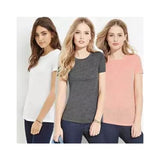 Wf Store- Pack of 3 for Her Tees Charcoal+Pink+White