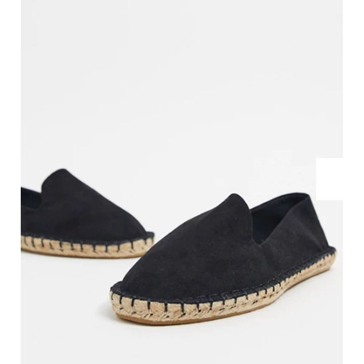 Asos Design- Asos Design Jual Espadrilles In Black