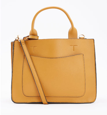 New Look- Mustard Zip Front Cross Body Bag by Bagallery Deals priced at #price# | Bagallery Deals