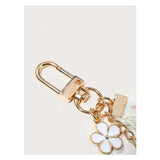 Shein- Heart & Floral Decor Bag Charm