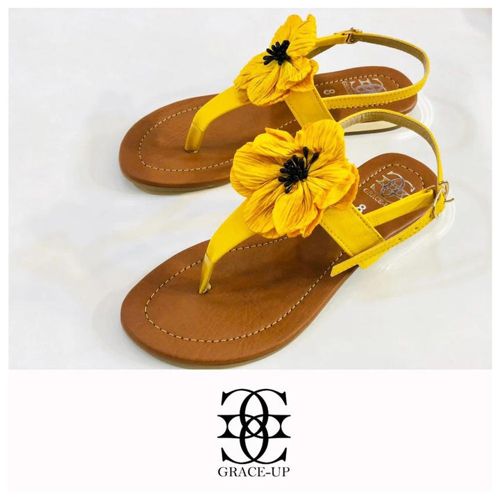 Grace Up- Yellow Shoes 659