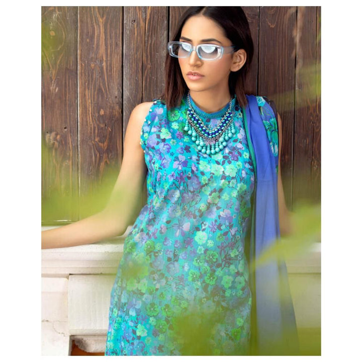 Azalea – 2 Piece Embroidered Unstitched Lawn Shirt & Dupatta