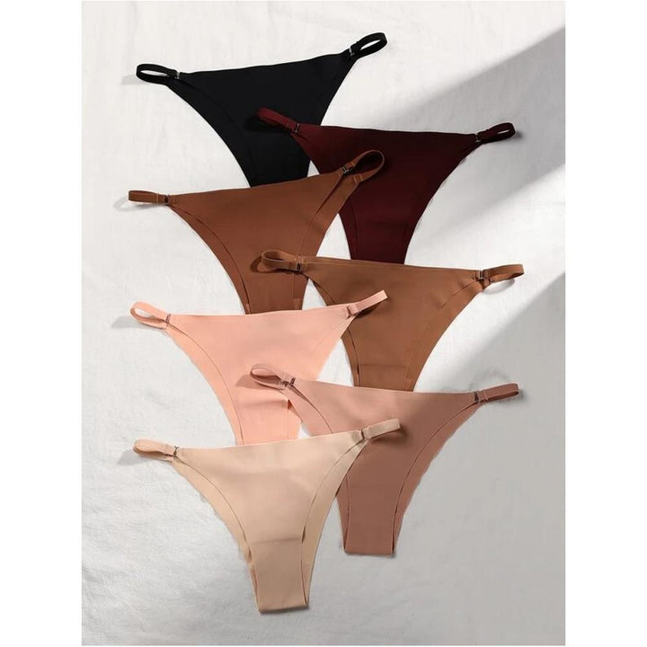 Shein- 7pack No Show Panty Set