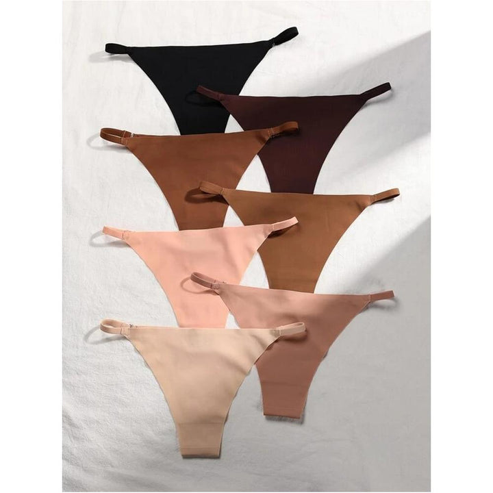 Shein- 7pack No Show Panty Set