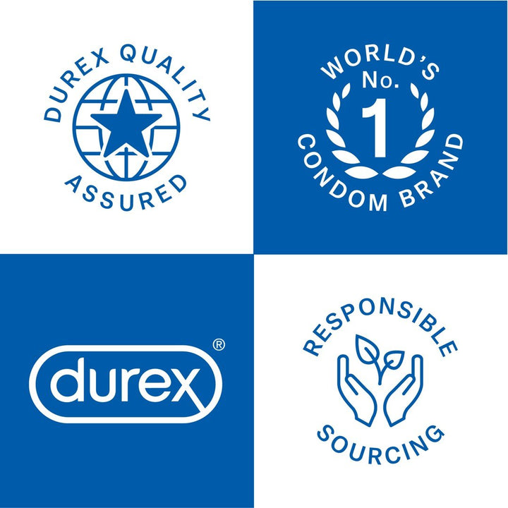 Durex Condoms Extra Safe Extra Thick Safety Condoms 3s