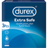 Durex Condoms Extra Safe Extra Thick Safety Condoms 3s