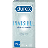 Durex Condoms Invisible Extra Thin Condoms 12s