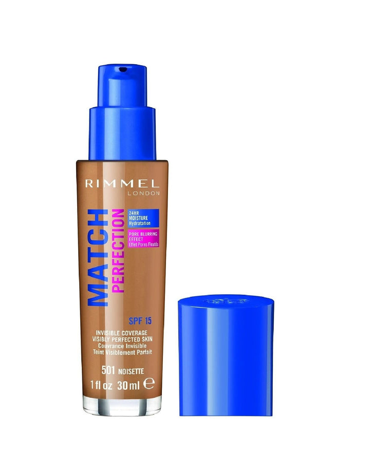 Rimmel- Match Perfection Foundation, Noisette, 30 ml