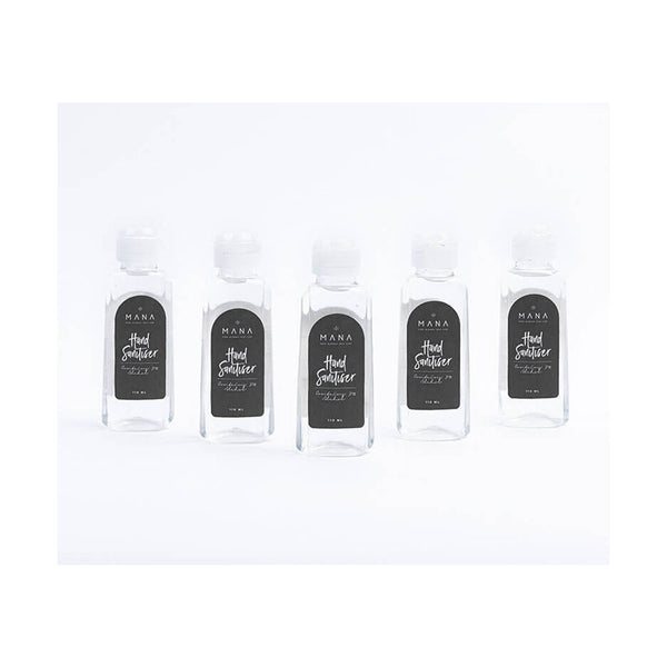 Mana Beauty- Hand Sanitiser bundle of 5 Let it dry naturally 110 ml