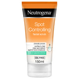 Neutrogena- Spot Controlling Oil-free Facial Scrub, 150ml