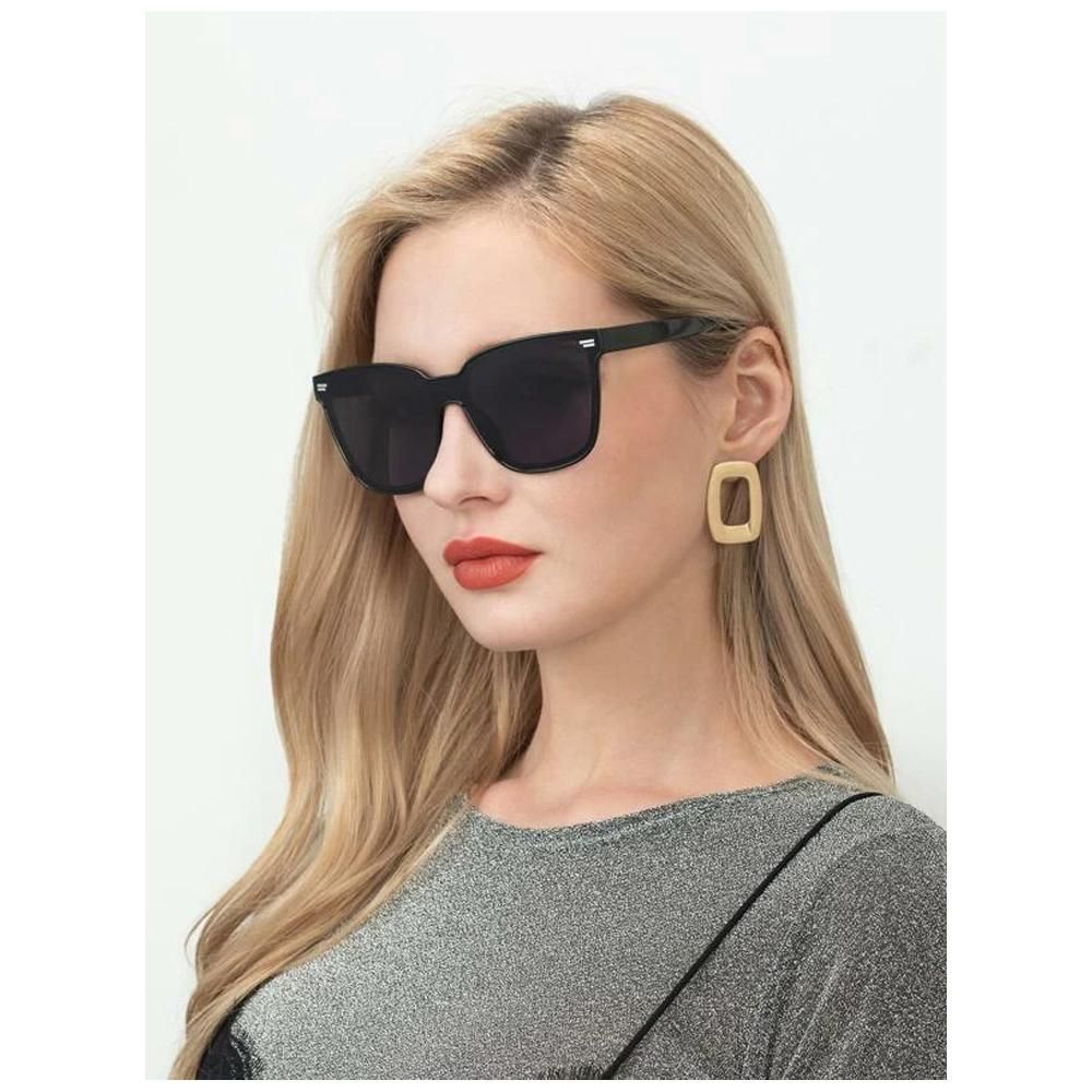 SHEIN 1 Pair Of Unisex Square Sunglasses, Street Style