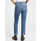 Montivo - GP Mid Rise Distressed Vintage Slim Jeans