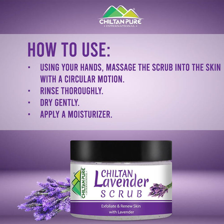 Chiltanpure- Lavender Face & Body Scrub, 100ml