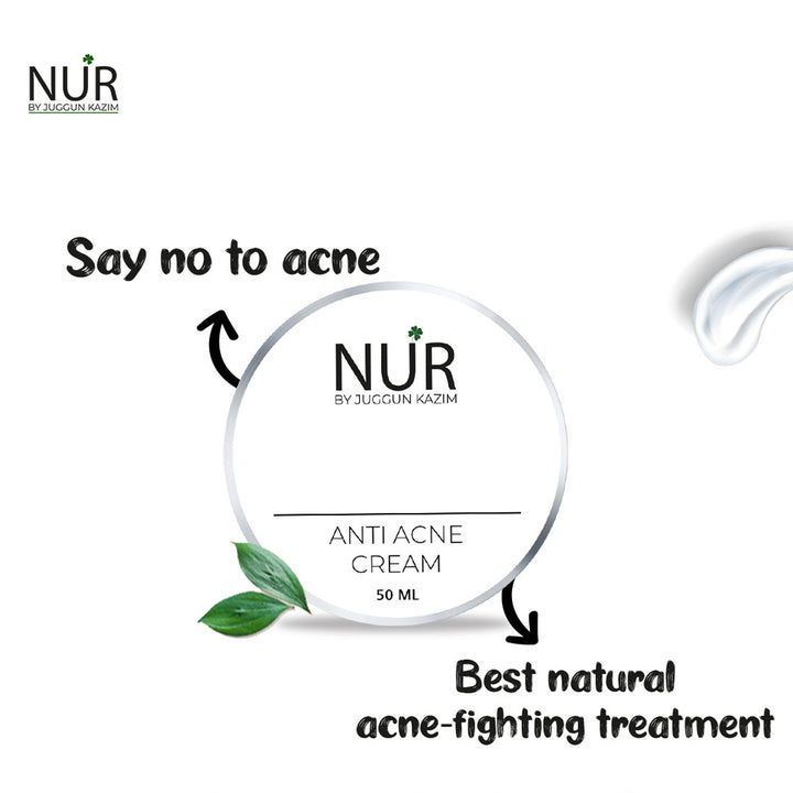 Nur By Juggan Kazim- Anti Acne Cream, 50ml