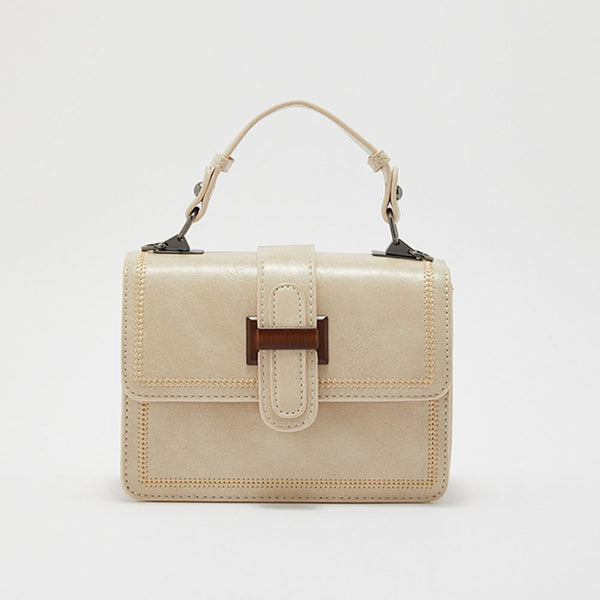 Zaha- Cross Body Bag- Beige