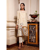 Oaks- Beige Lawn Printed Kurti