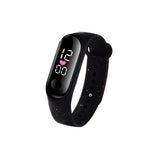Shein- Rubber Strap Water Resistant Electronic Watch