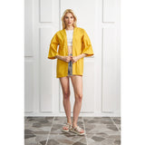 Yellow Kimono Shawl Jacket