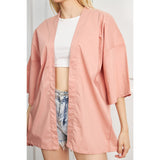 Pink Kimono Shawl Jacket