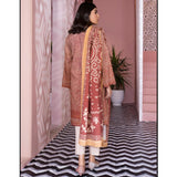 Limelight- 2 Pc Printed Winter Cotton Suit- Tea Pink