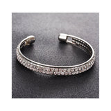 Dama Rusa- Silver Crystal Cuff Bracelet for Women- TM-BT-18