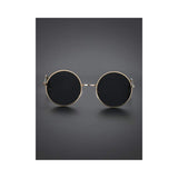 Shein- Black Round frame sunglasses for men