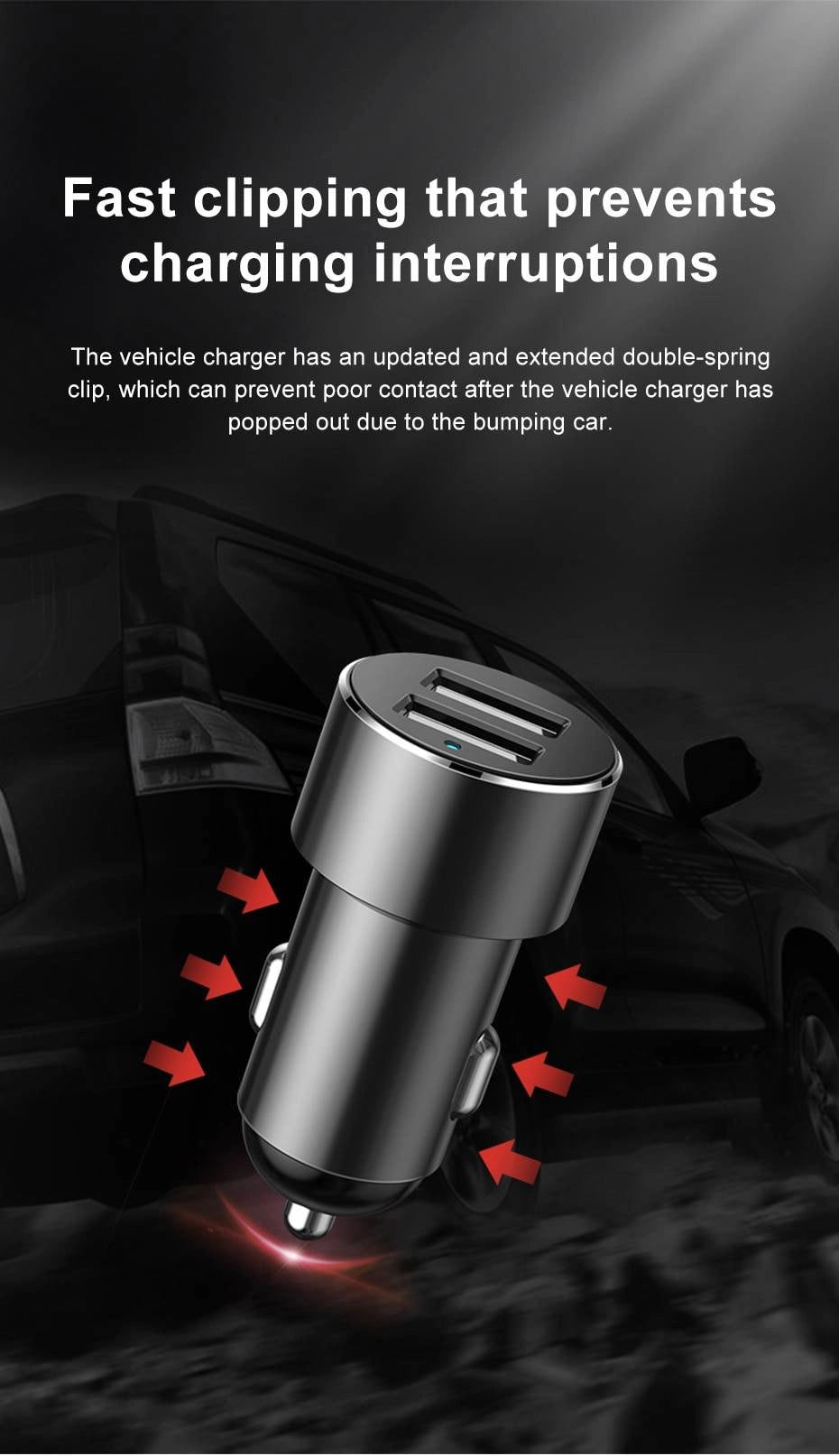 Baseus- Car Charger Cigarette Lighter Socket Splitter Hub Power Adapter for iPhone Samsung Mobile Phone Expander Charger DVR GPS