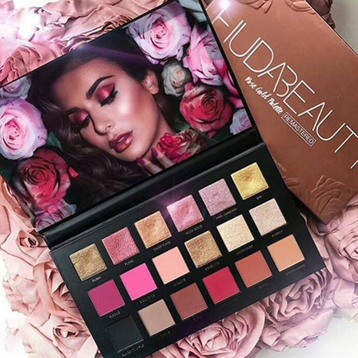 Huda Beauty Rose Gold Remastered Palette, 16.6g